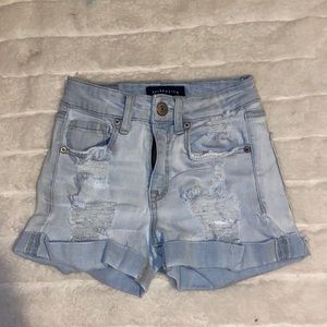 Aeropostale Jean Shorts High Rise Midi